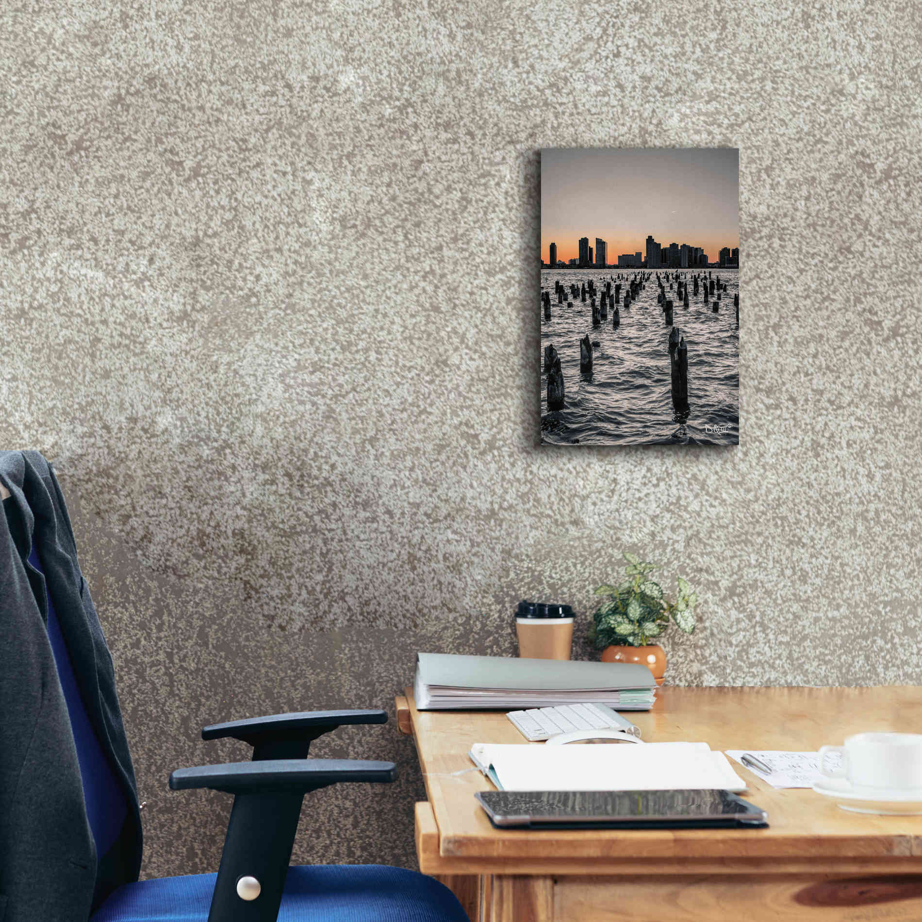 'Manhattan Sunrise I' by Donnie Quillen Canvas Wall Art,12 x 18