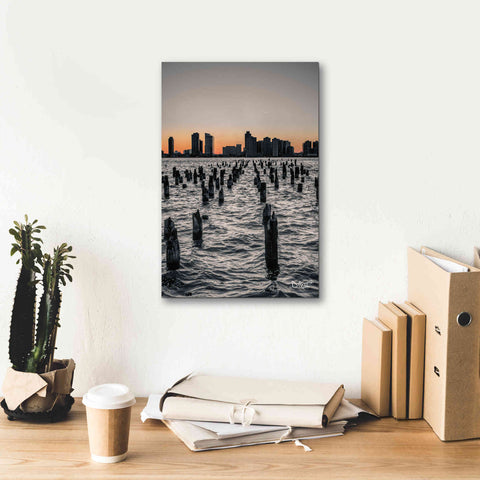 Image of 'Manhattan Sunrise I' by Donnie Quillen Canvas Wall Art,12 x 18