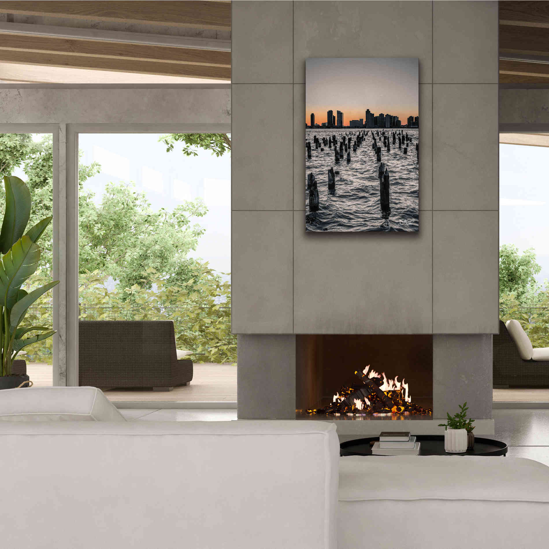 'Manhattan Sunrise I' by Donnie Quillen Canvas Wall Art,26 x 40