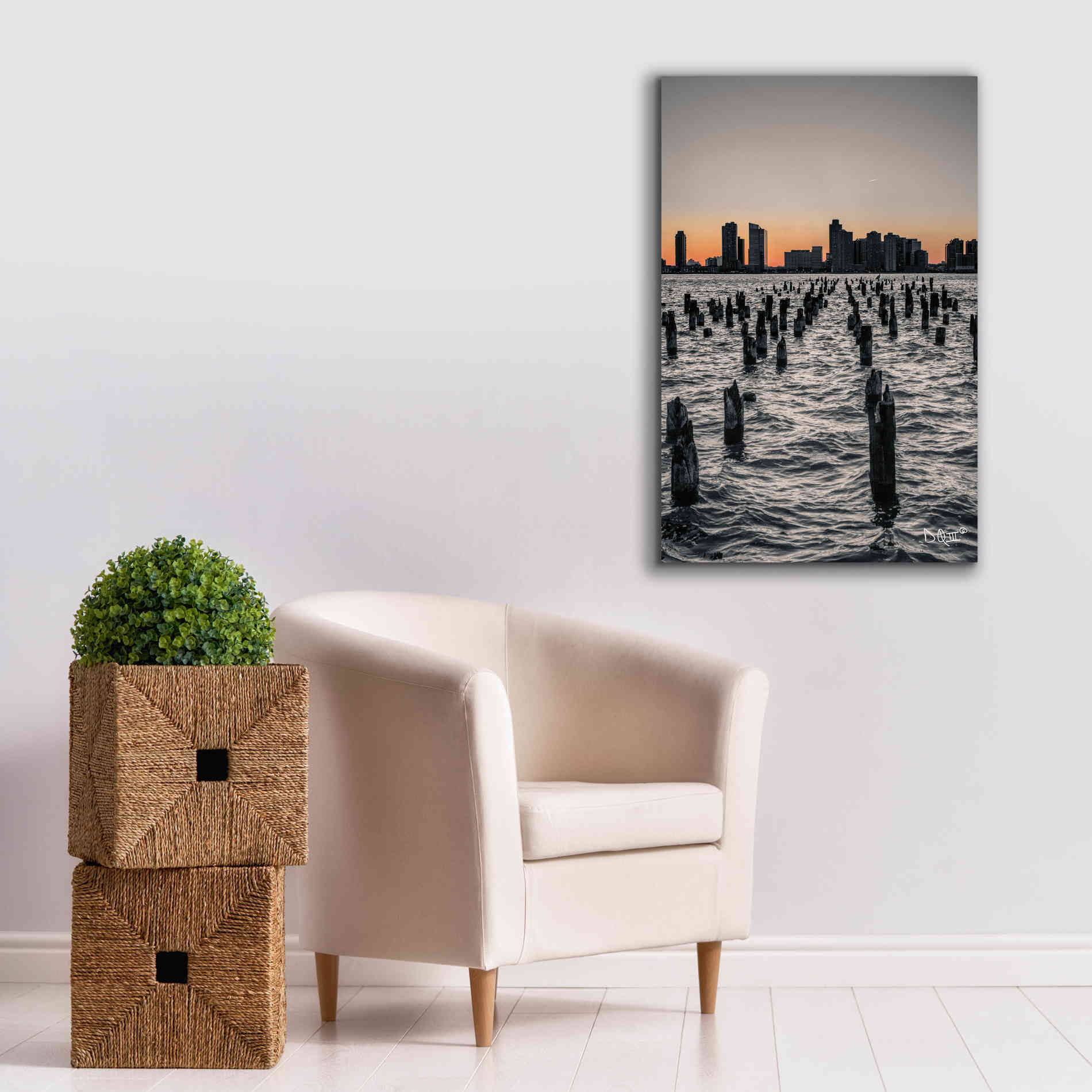 'Manhattan Sunrise I' by Donnie Quillen Canvas Wall Art,26 x 40