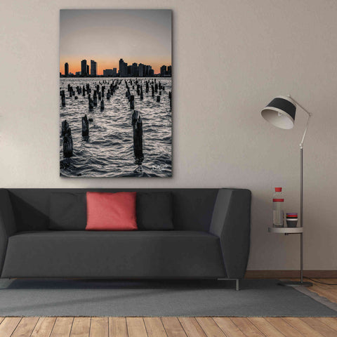 Image of 'Manhattan Sunrise I' by Donnie Quillen Canvas Wall Art,40 x 60
