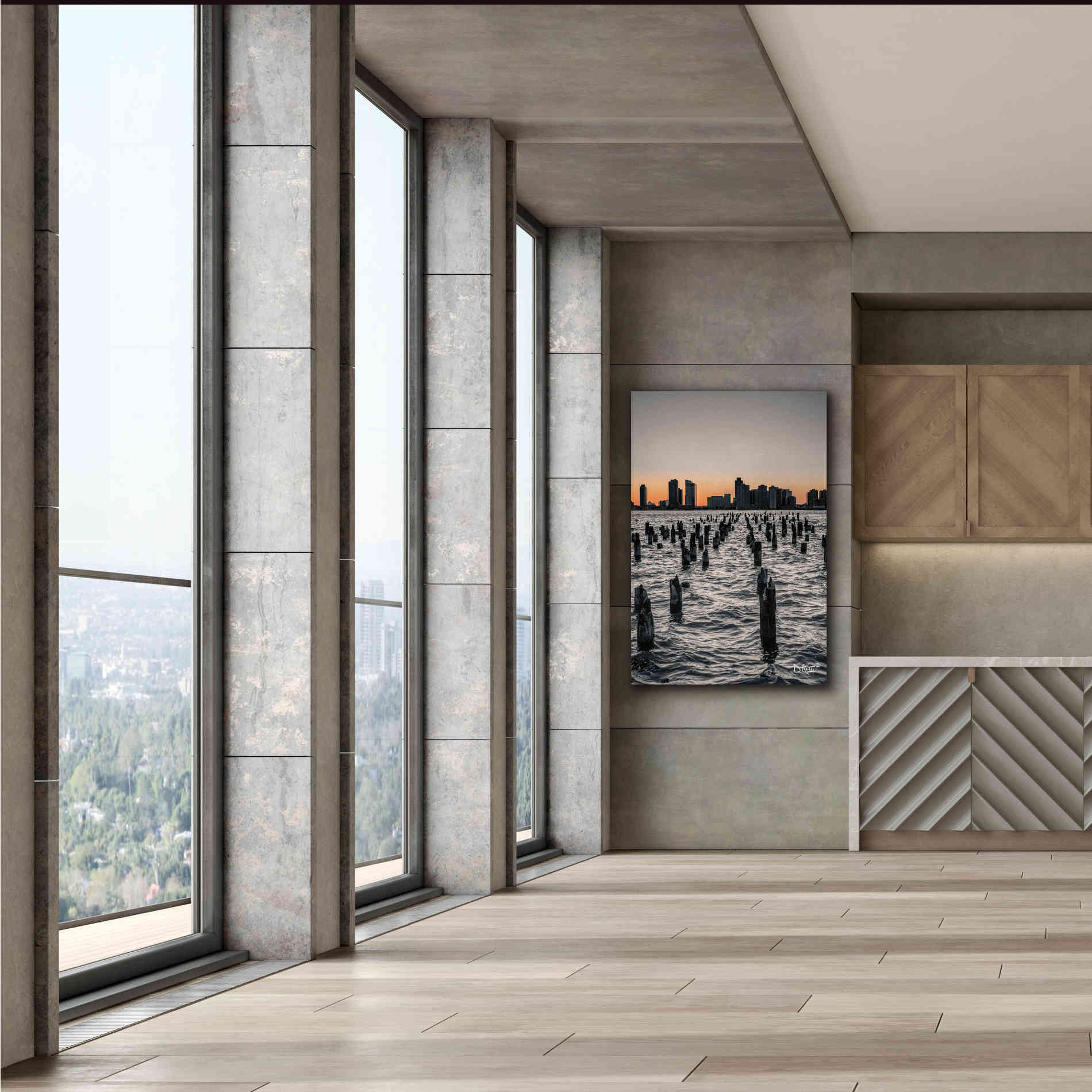 'Manhattan Sunrise I' by Donnie Quillen Canvas Wall Art,40 x 60