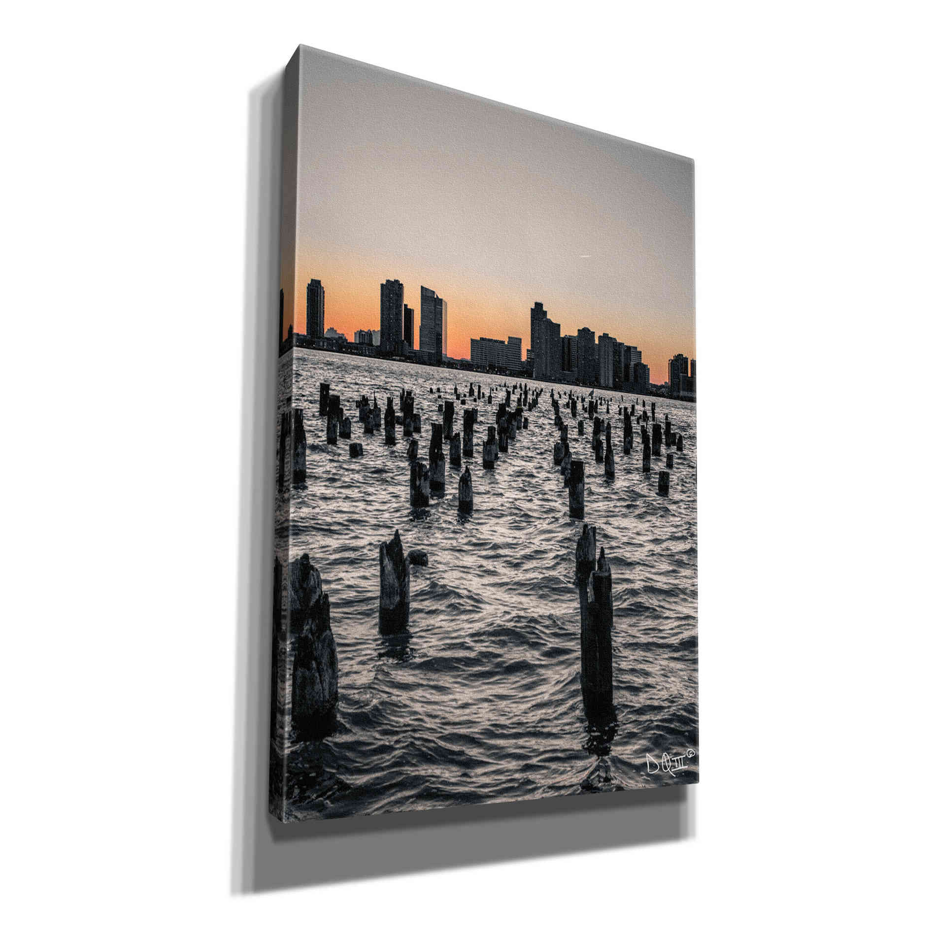'Manhattan Sunrise I' by Donnie Quillen Canvas Wall Art