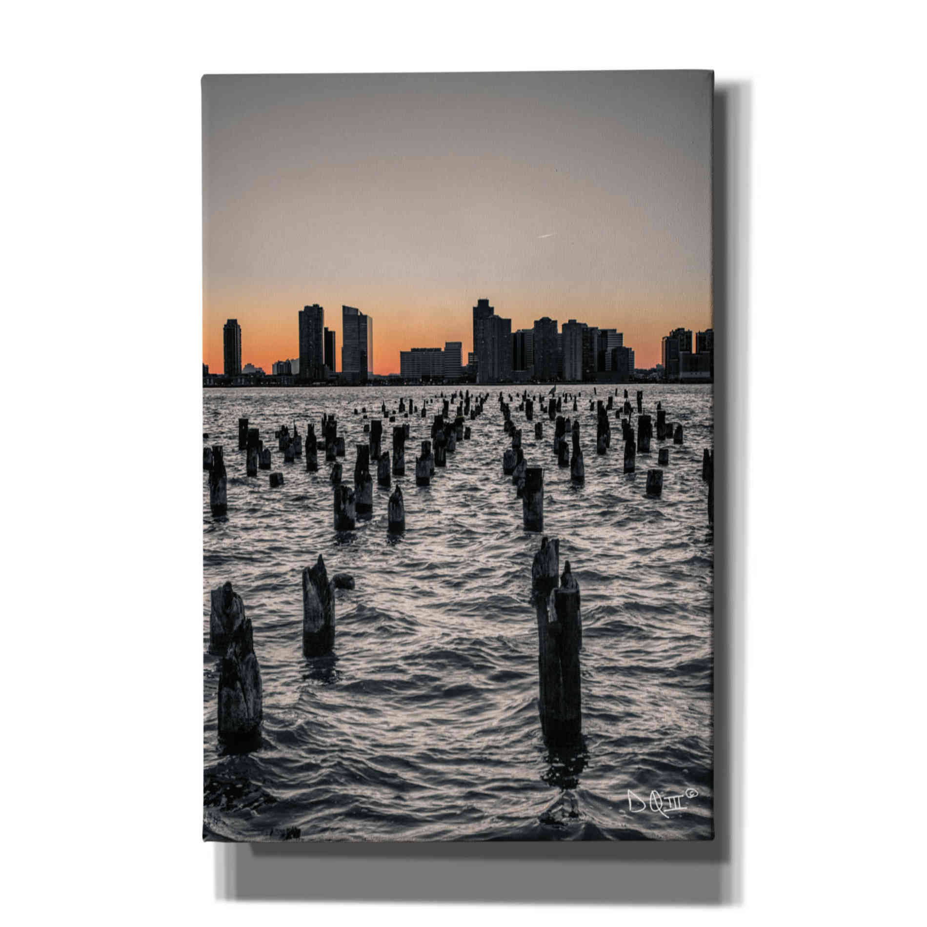 'Manhattan Sunrise I' by Donnie Quillen Canvas Wall Art