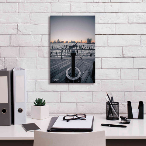 Image of 'Manhattan Sunrise II' by Donnie Quillen Canvas Wall Art,12 x 18