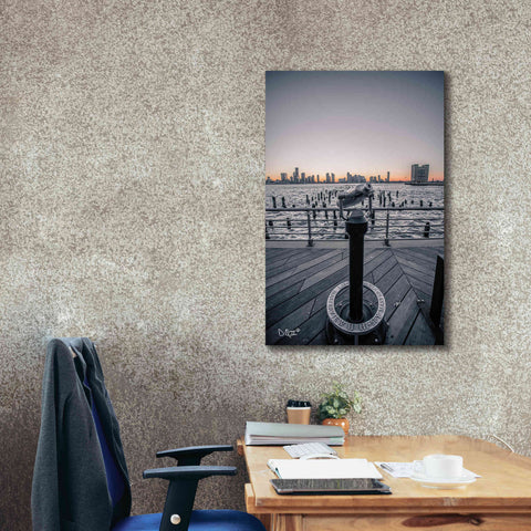 Image of 'Manhattan Sunrise II' by Donnie Quillen Canvas Wall Art,26 x 40