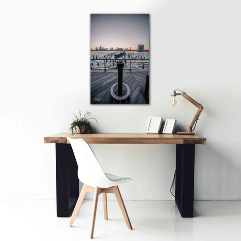 Image of 'Manhattan Sunrise II' by Donnie Quillen Canvas Wall Art,26 x 40