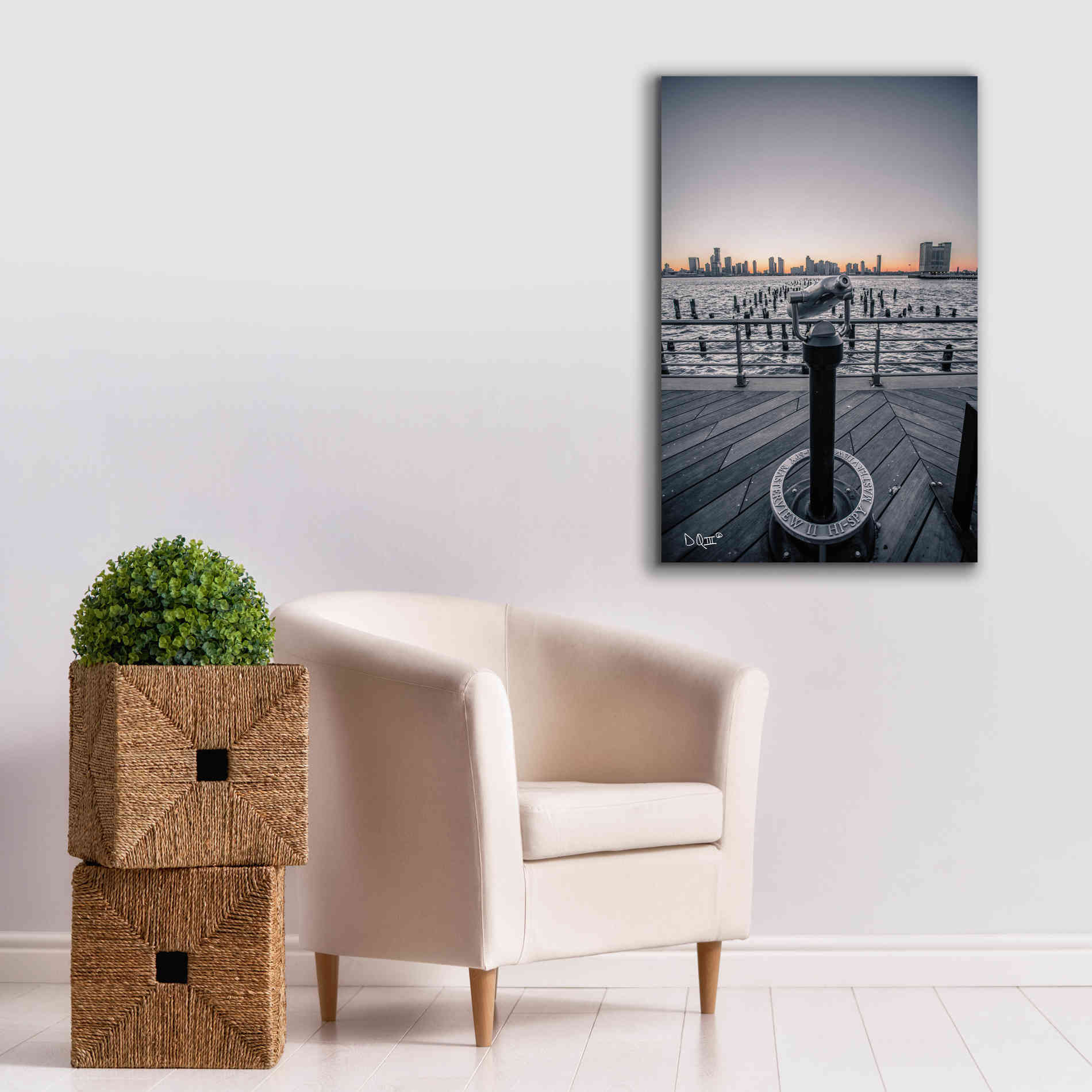 'Manhattan Sunrise II' by Donnie Quillen Canvas Wall Art,26 x 40