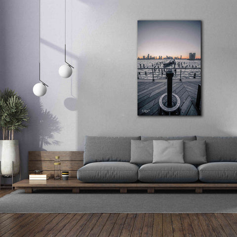 Image of 'Manhattan Sunrise II' by Donnie Quillen Canvas Wall Art,40 x 60