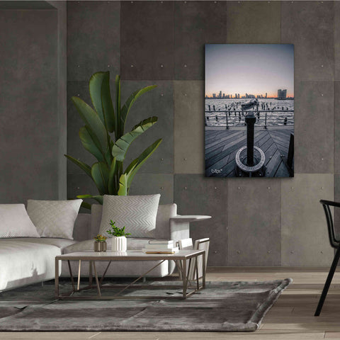 Image of 'Manhattan Sunrise II' by Donnie Quillen Canvas Wall Art,40 x 60