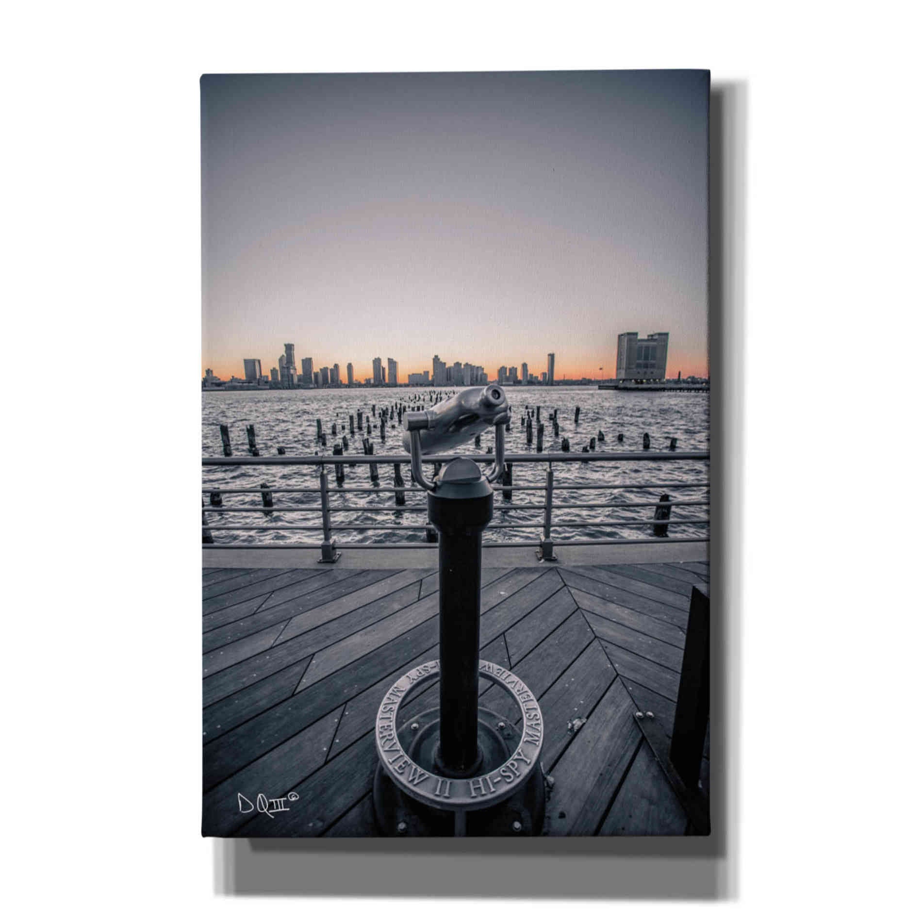 'Manhattan Sunrise II' by Donnie Quillen Canvas Wall Art