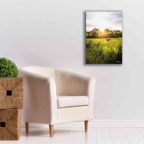 Image of 'Daybreak in the Country I' by Donnie Quillen Canvas Wall Art,18 x 26