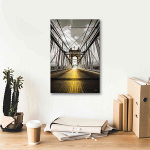 'Bridge Aglow' by Donnie Quillen Canvas Wall Art,12 x 18