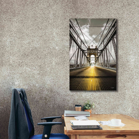 Image of 'Bridge Aglow' by Donnie Quillen Canvas Wall Art,26 x 40