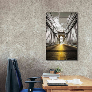 'Bridge Aglow' by Donnie Quillen Canvas Wall Art,26 x 40