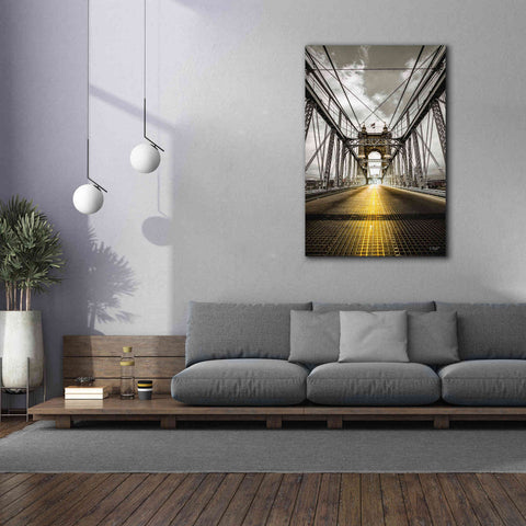 Image of 'Bridge Aglow' by Donnie Quillen Canvas Wall Art,40 x 60
