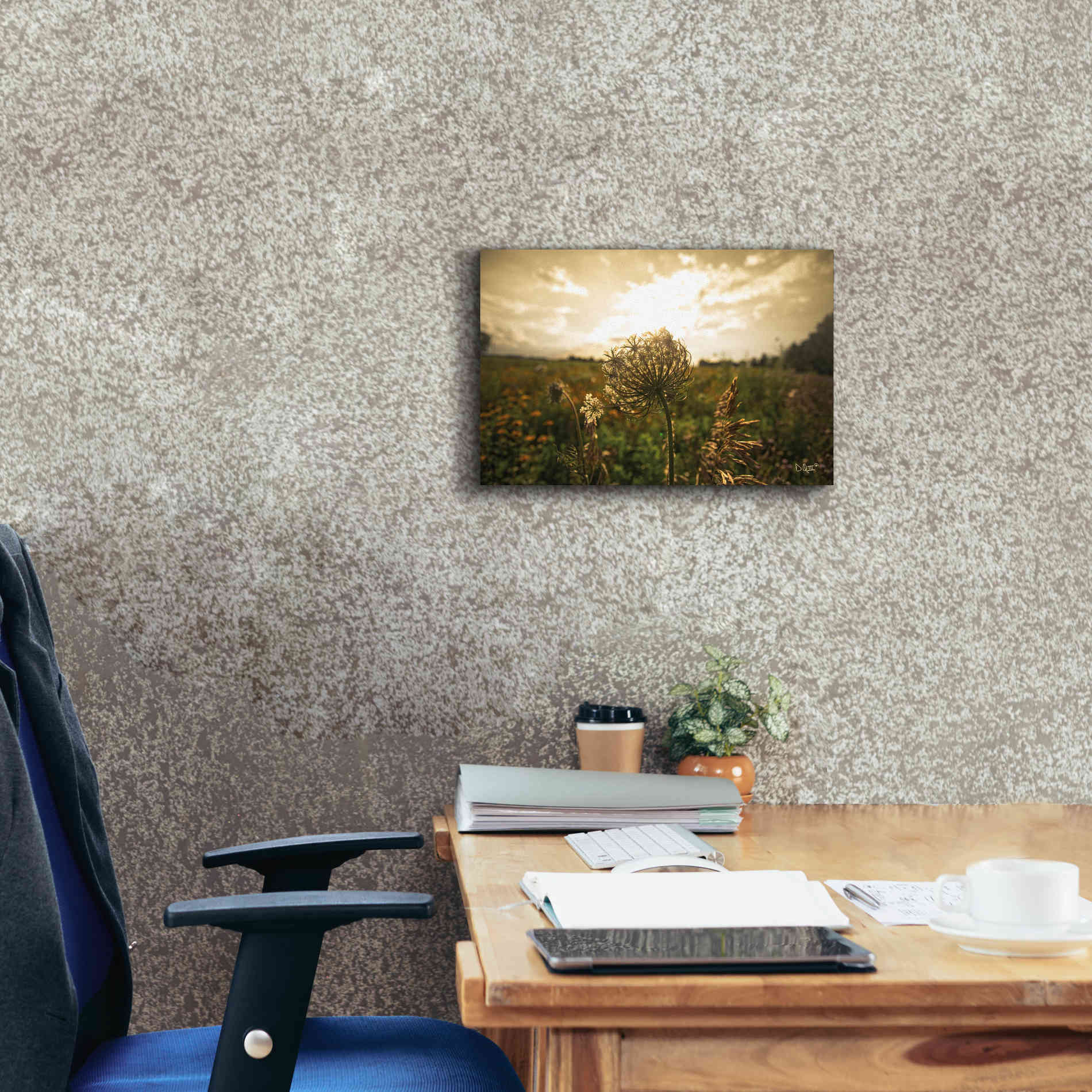 'Face the Sun II' by Donnie Quillen Canvas Wall Art,18 x 12