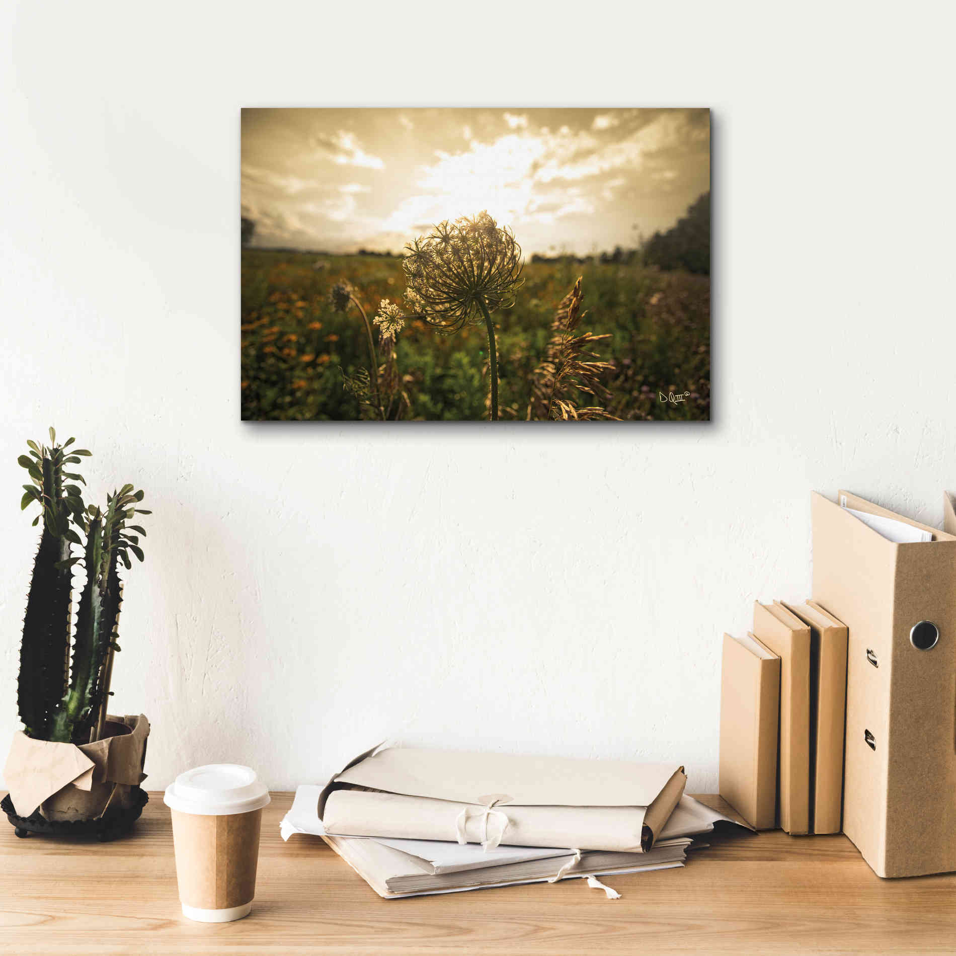 'Face the Sun II' by Donnie Quillen Canvas Wall Art,18 x 12