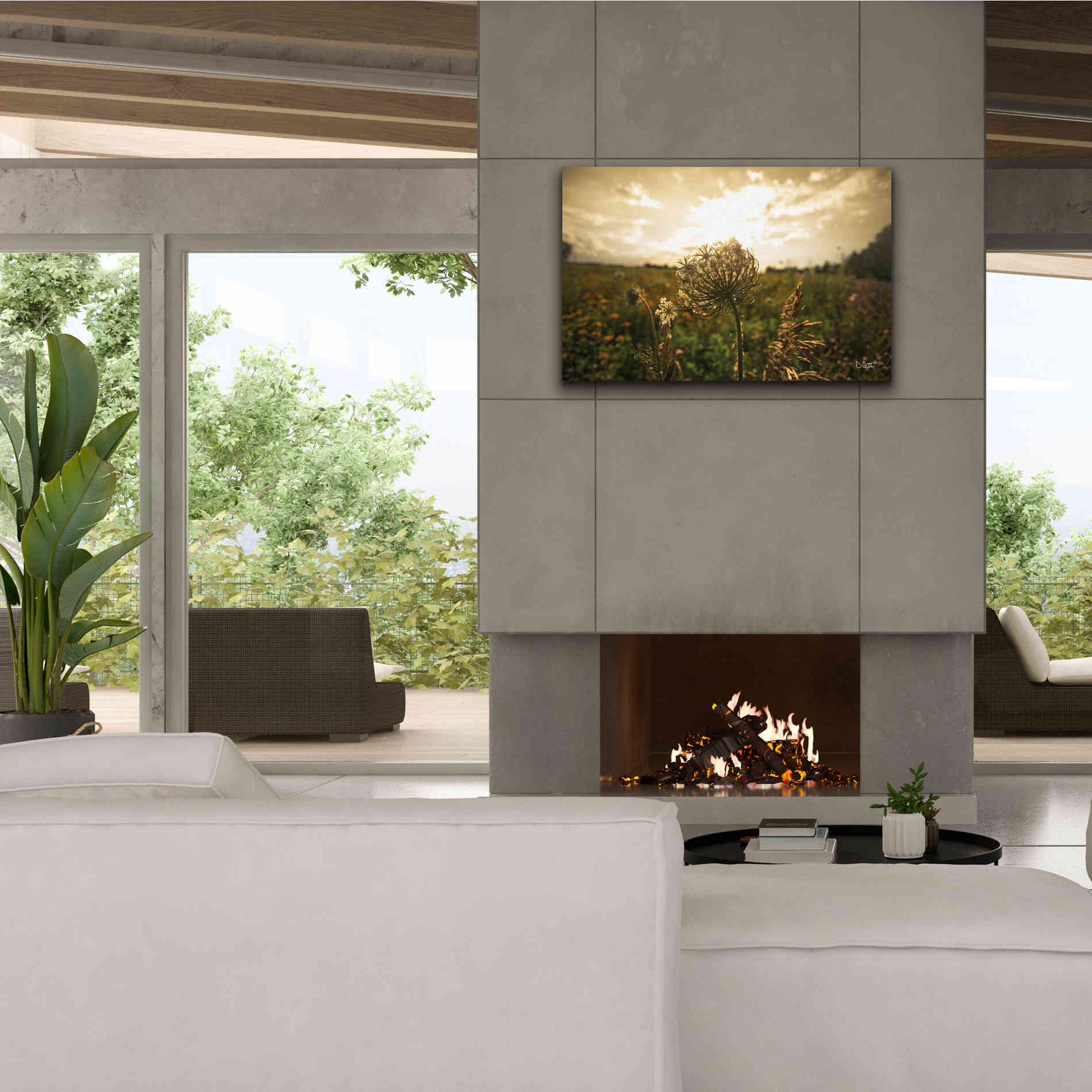 'Face the Sun II' by Donnie Quillen Canvas Wall Art,40 x 26