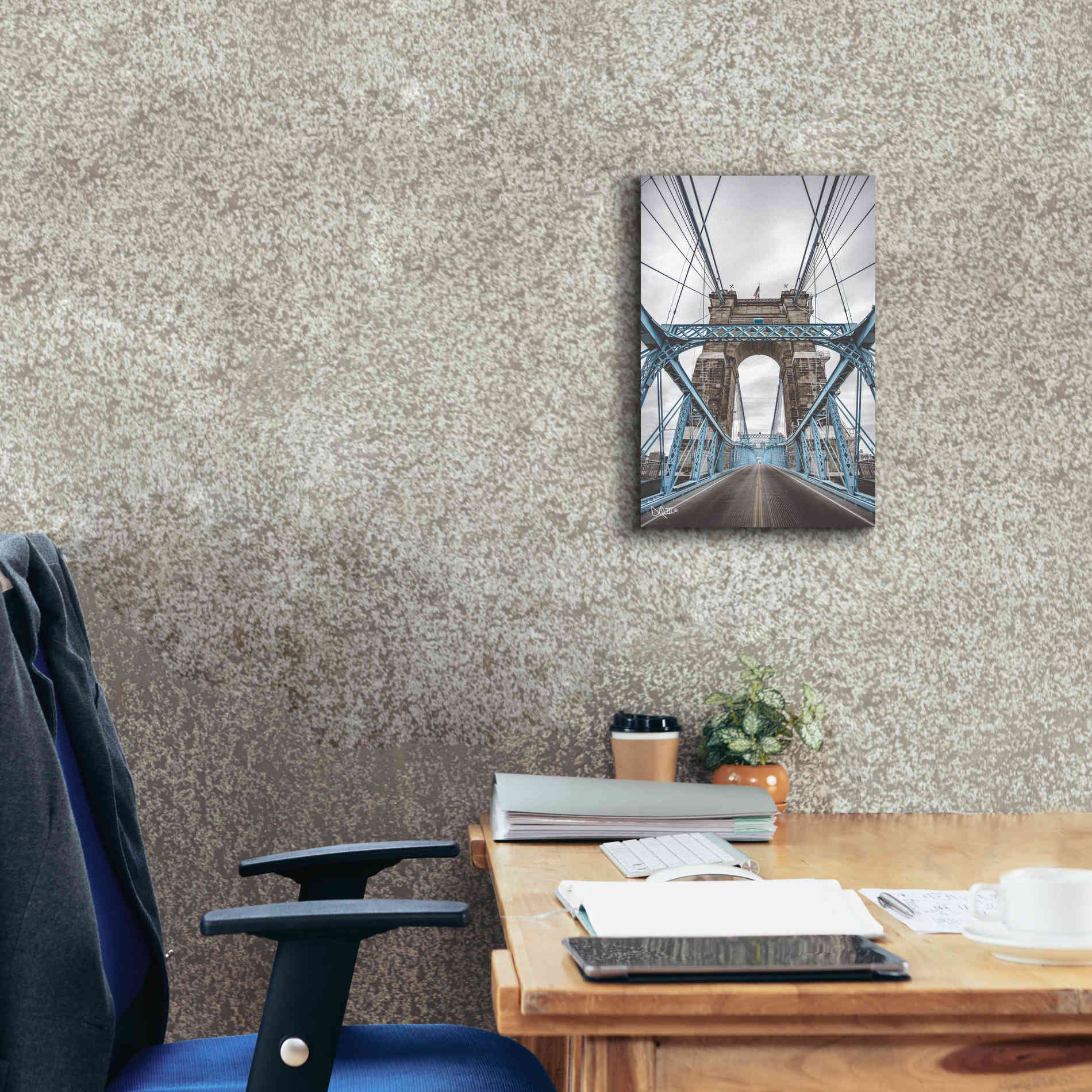 'The Blues I' by Donnie Quillen Canvas Wall Art,12 x 18