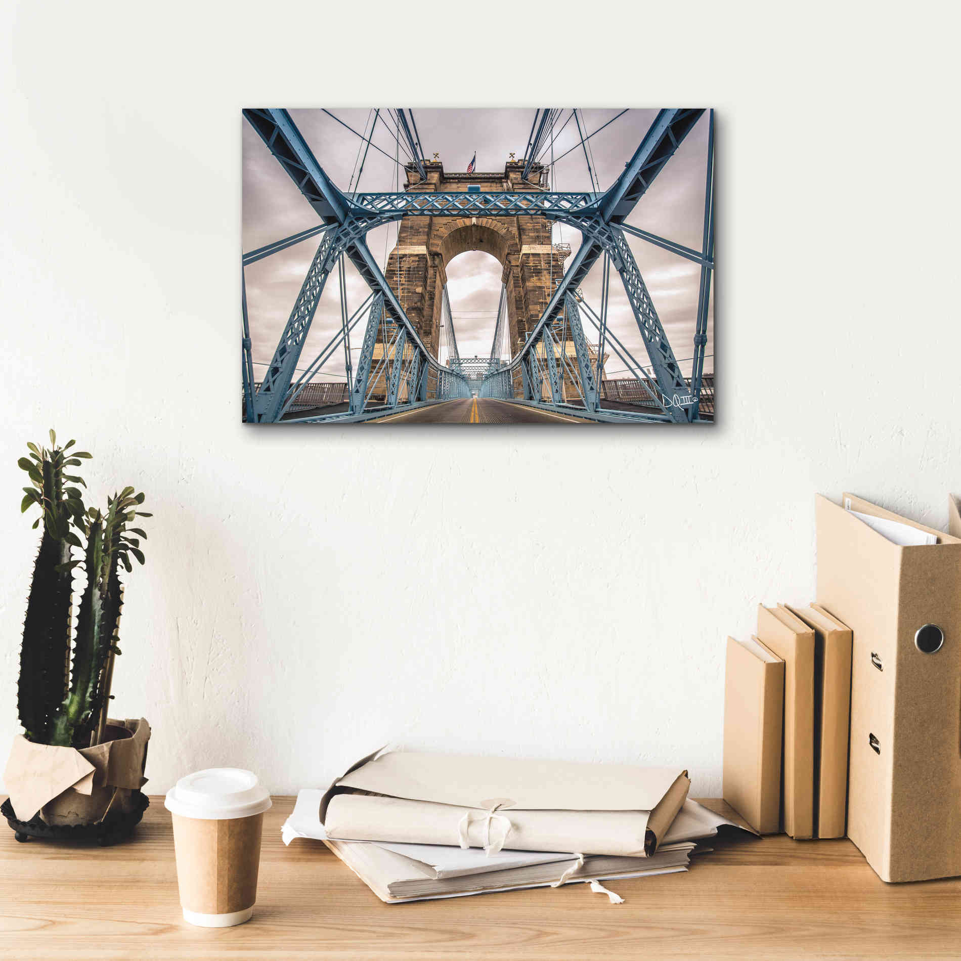 'The Blues II' by Donnie Quillen Canvas Wall Art,18 x 12