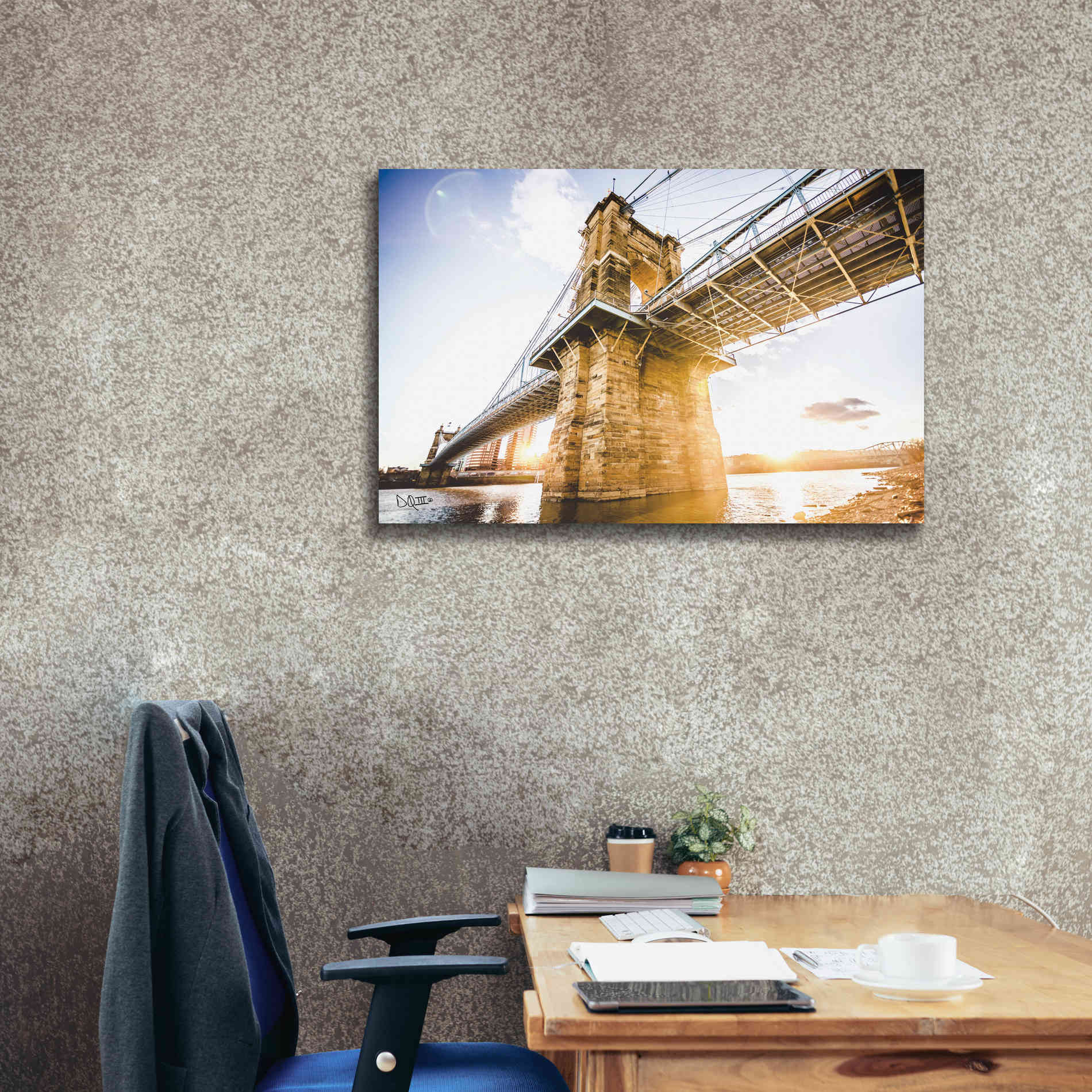 'Double Sunset' by Donnie Quillen Canvas Wall Art,40 x 26