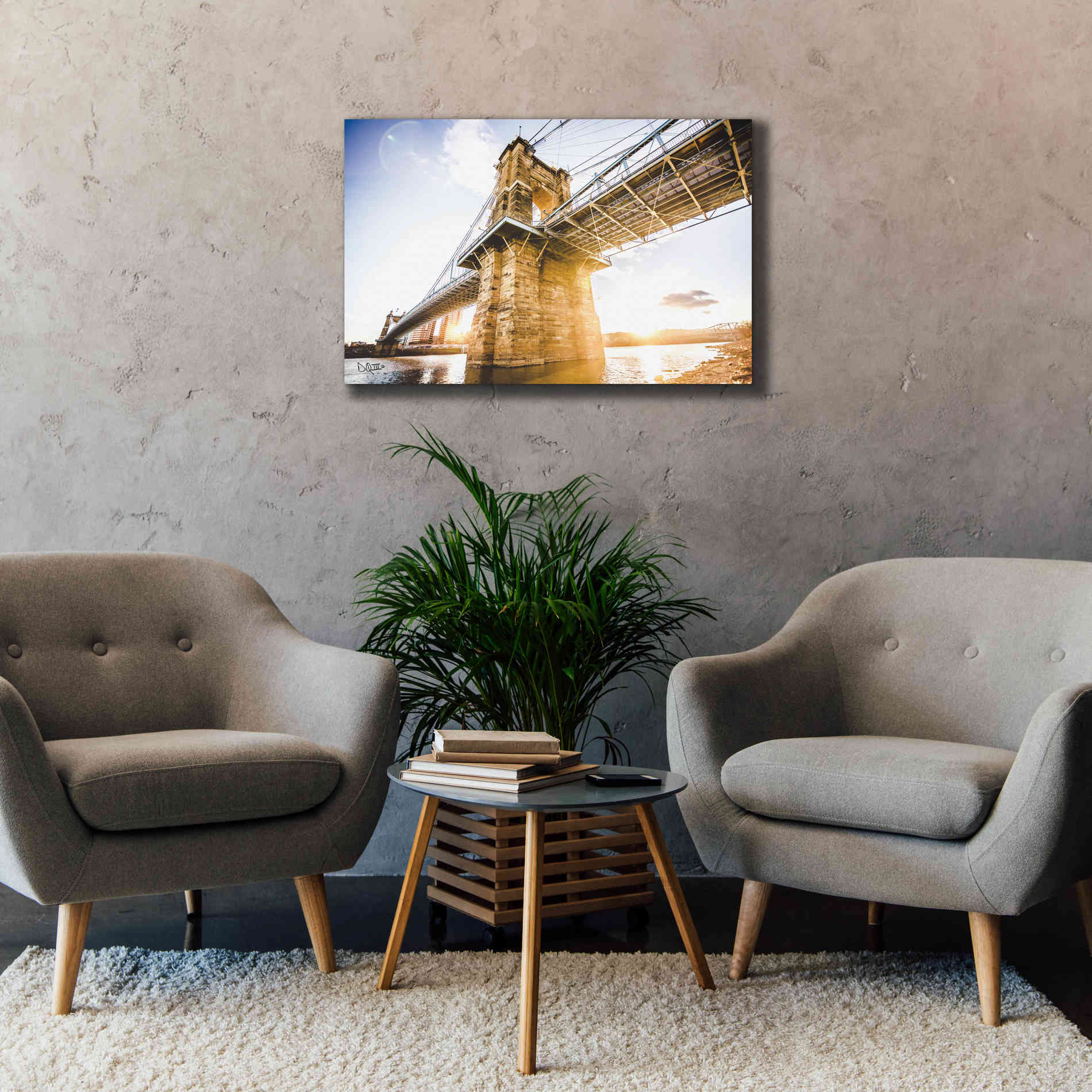 'Double Sunset' by Donnie Quillen Canvas Wall Art,40 x 26