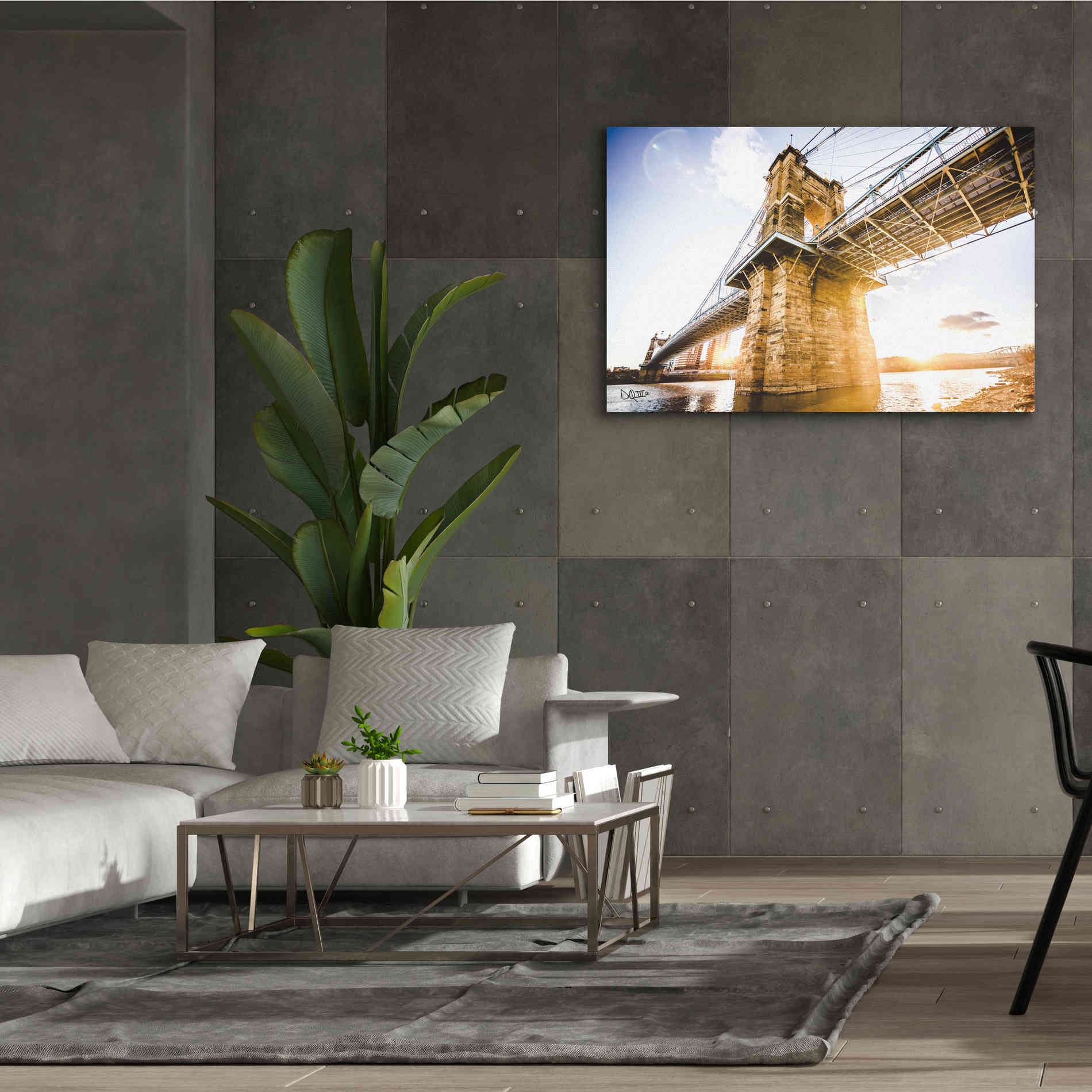 'Double Sunset' by Donnie Quillen Canvas Wall Art,60 x 40