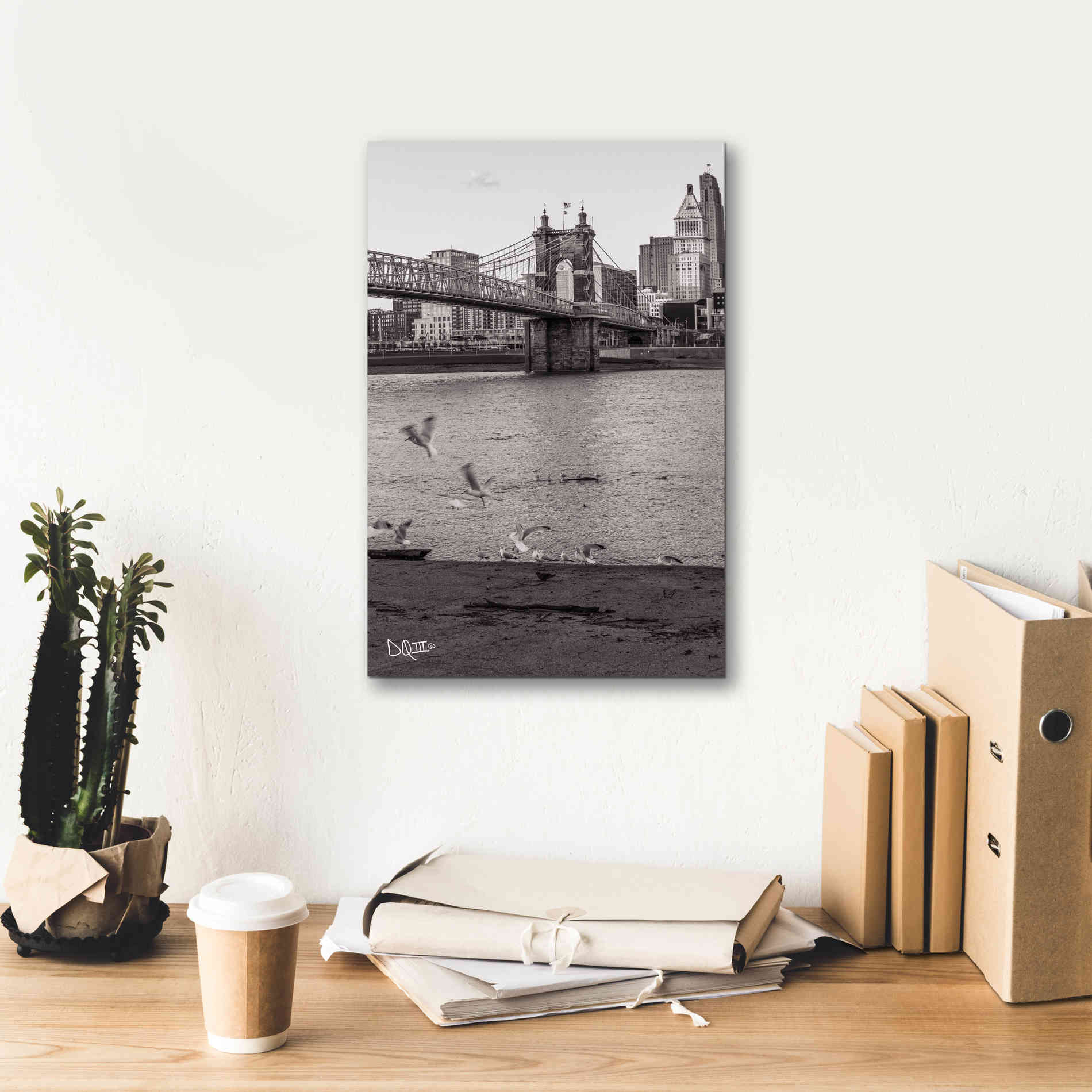 'Suspension Bridge I' by Donnie Quillen Canvas Wall Art,12 x 18