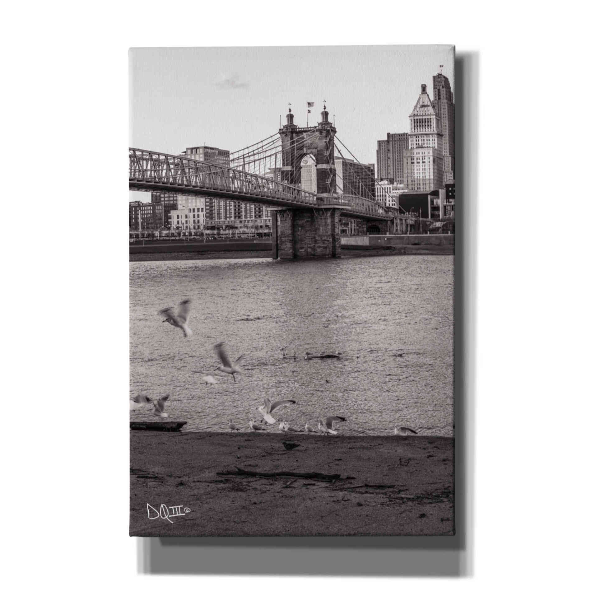 'Suspension Bridge I' by Donnie Quillen Canvas Wall Art