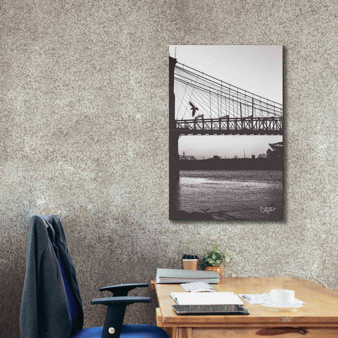 Image of 'Suspension Bridge II' by Donnie Quillen Canvas Wall Art,26 x 40