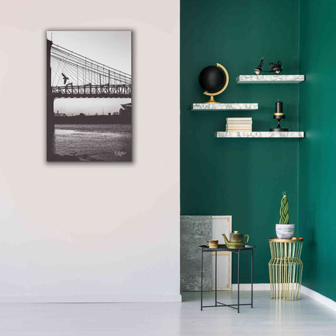 Image of 'Suspension Bridge II' by Donnie Quillen Canvas Wall Art,26 x 40