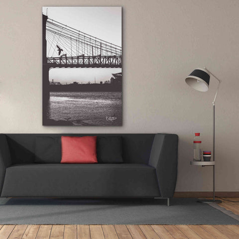 Image of 'Suspension Bridge II' by Donnie Quillen Canvas Wall Art,40 x 60