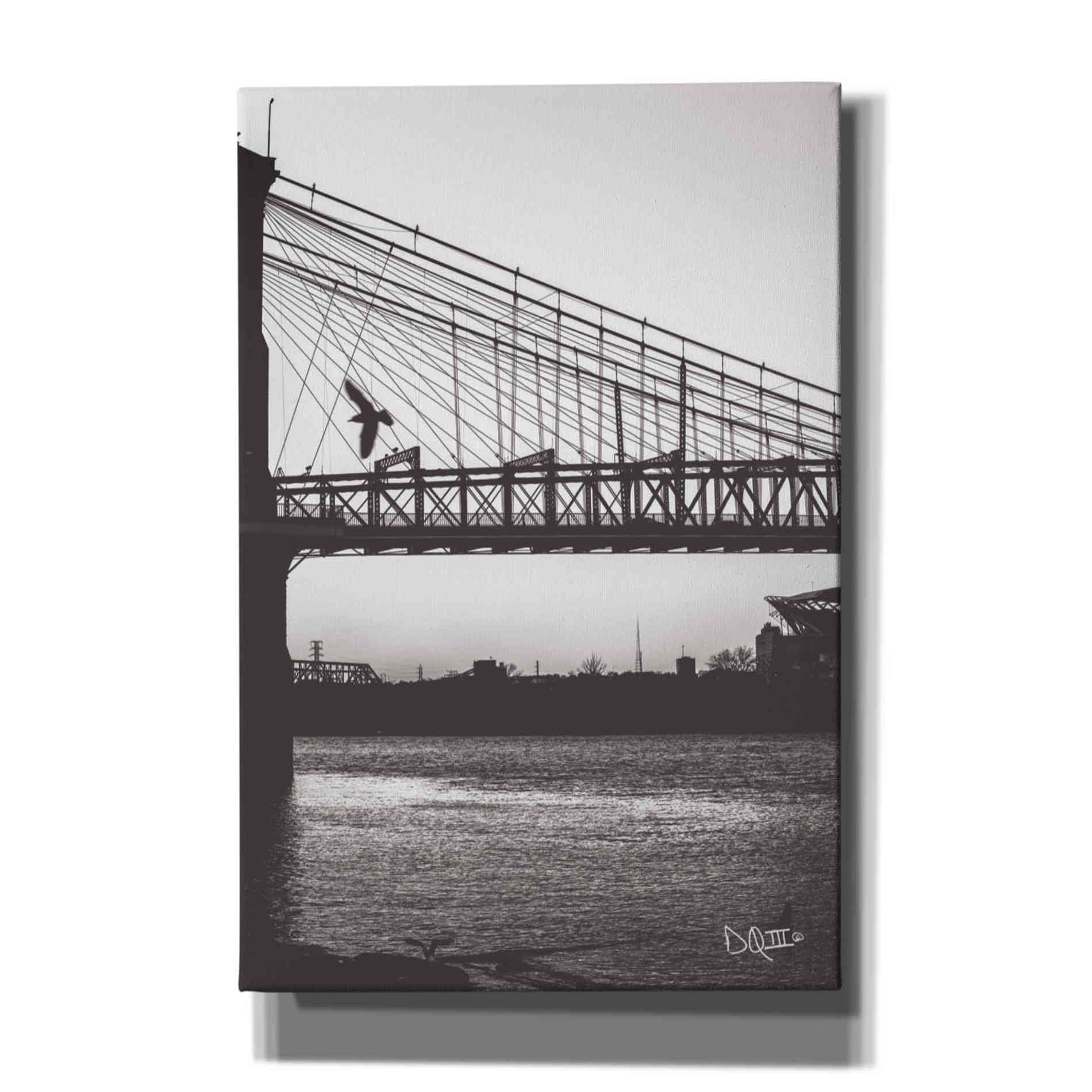 'Suspension Bridge II' by Donnie Quillen Canvas Wall Art