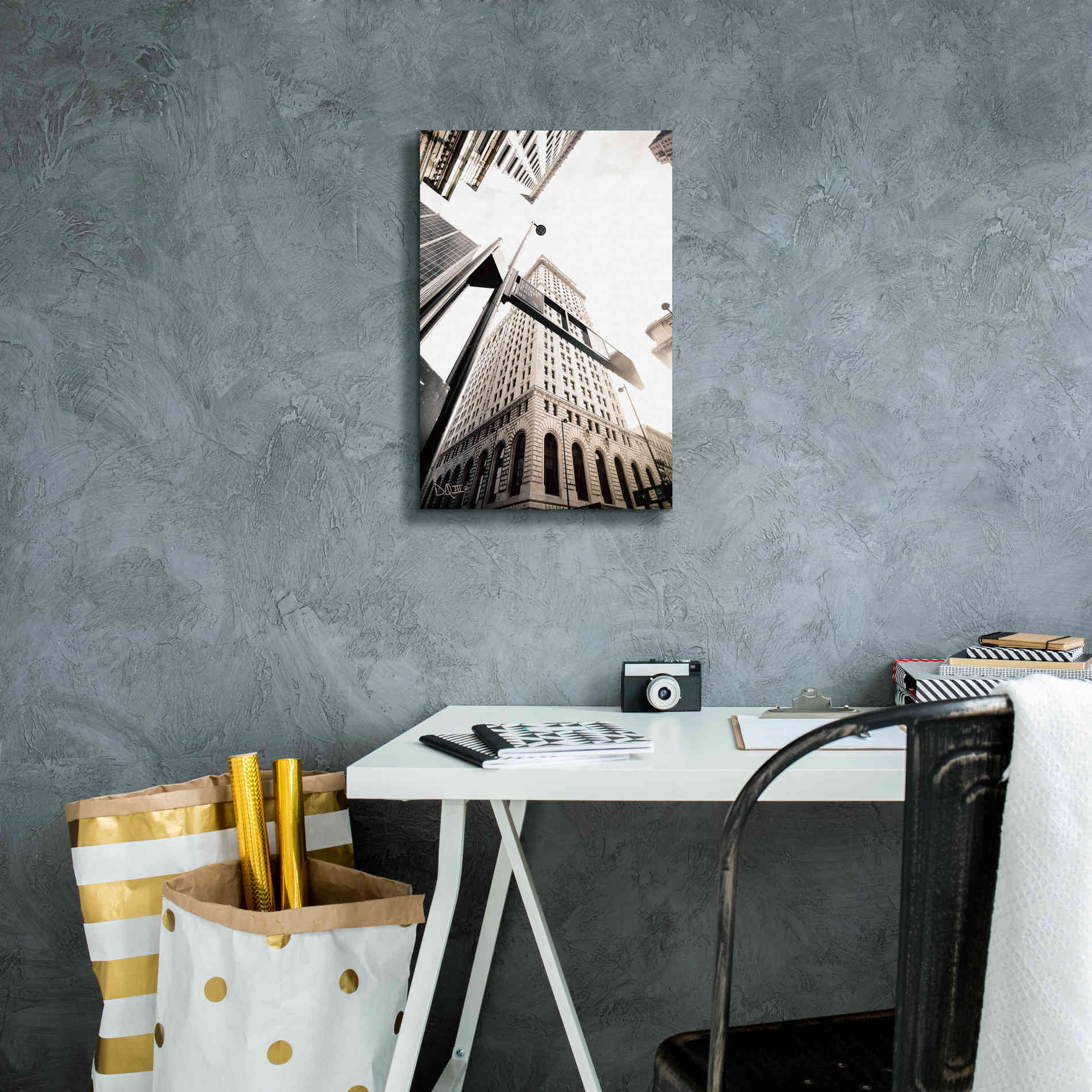 'Built from the Ground Up' by Donnie Quillen Canvas Wall Art,12 x 18