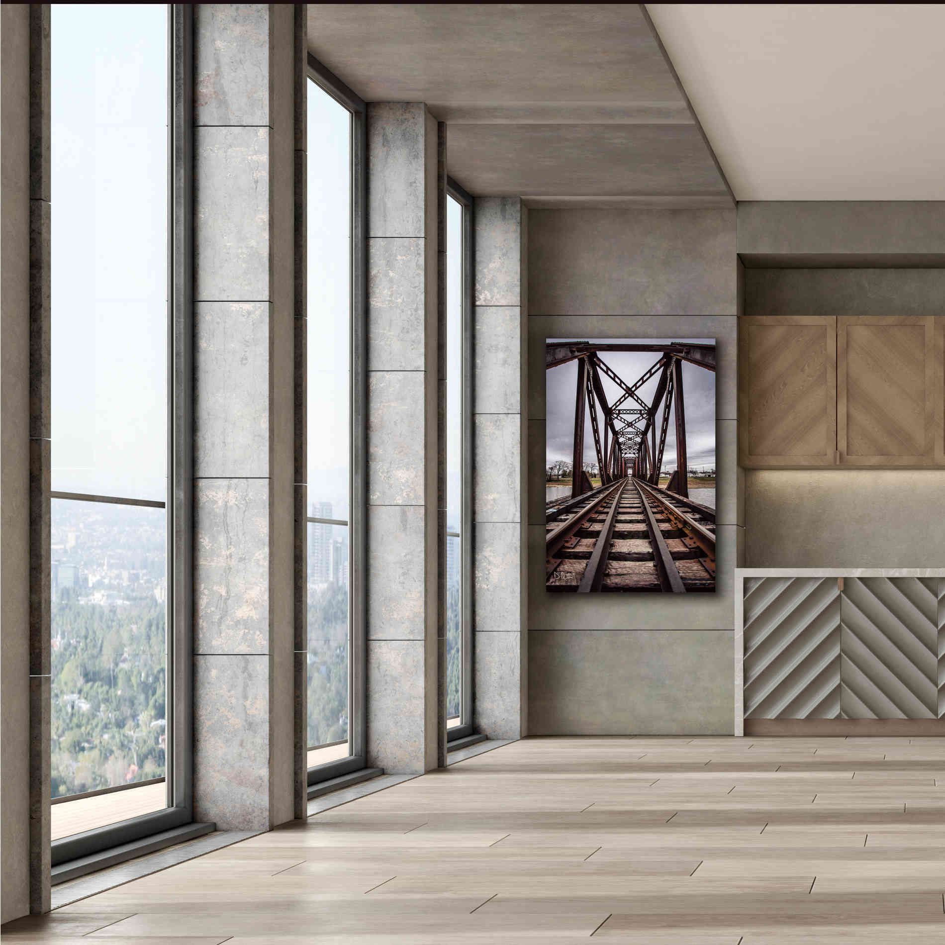 'Take the Detour' by Donnie Quillen Canvas Wall Art,40 x 60