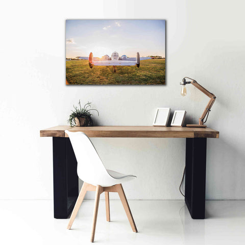 Image of 'Into the Sunset' by Donnie Quillen Canvas Wall Art,40 x 26