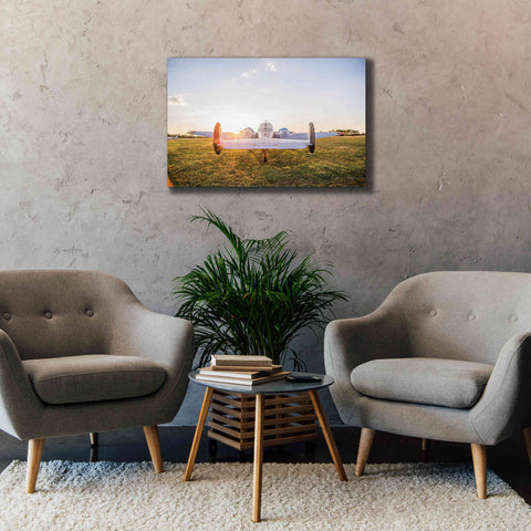 Image of 'Into the Sunset' by Donnie Quillen Canvas Wall Art,40 x 26