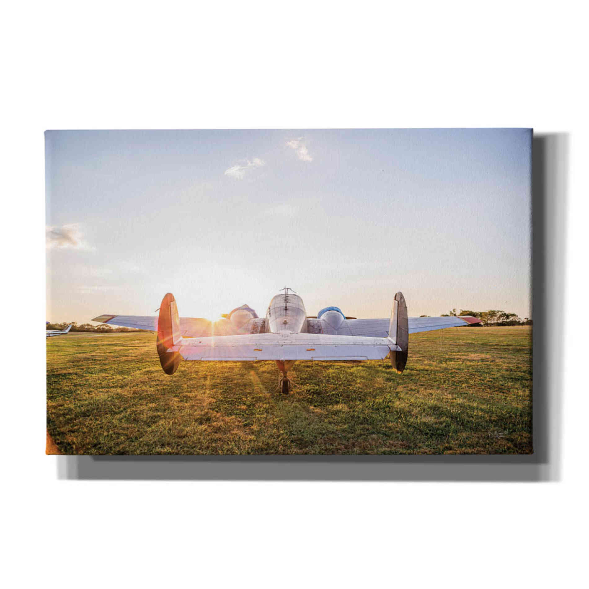 'Into the Sunset' by Donnie Quillen Canvas Wall Art