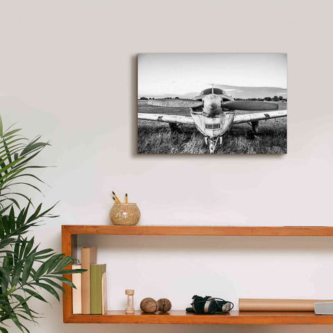 Image of 'Last Flight II' by Donnie Quillen Canvas Wall Art,18 x 12