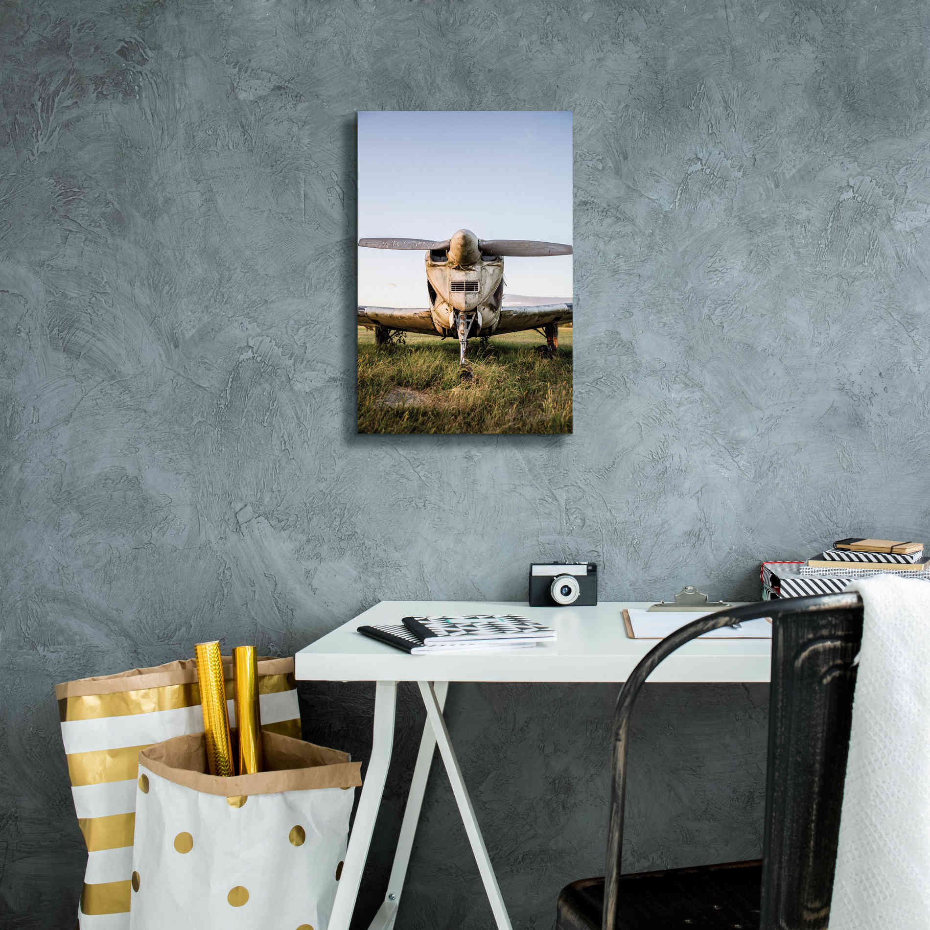 'Last Flight III' by Donnie Quillen Canvas Wall Art,12 x 18