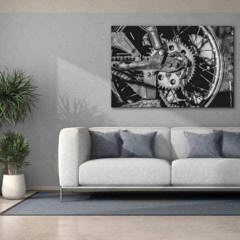 Image of 'Rusted Spoke' by Donnie Quillen Canvas Wall Art,60 x 40