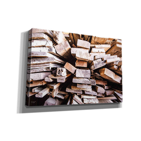 Image of 'Wood Pile' by Donnie Quillen Canvas Wall Art