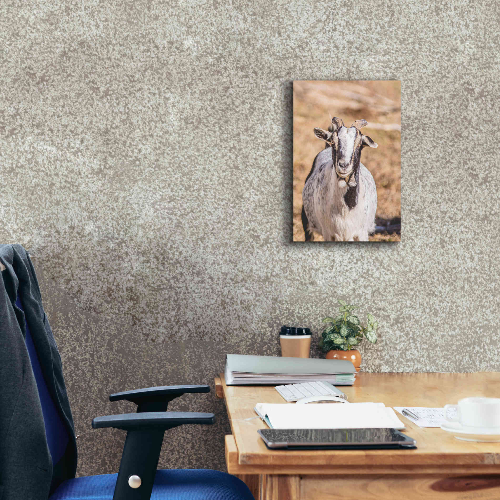 'Short Beard' by Donnie Quillen Canvas Wall Art,12 x 18