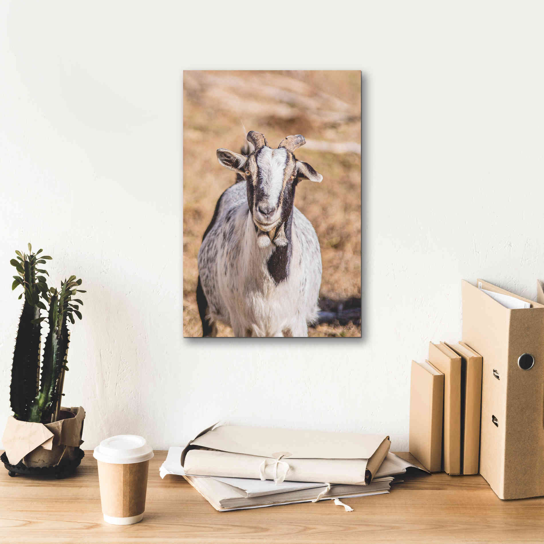 'Short Beard' by Donnie Quillen Canvas Wall Art,12 x 18