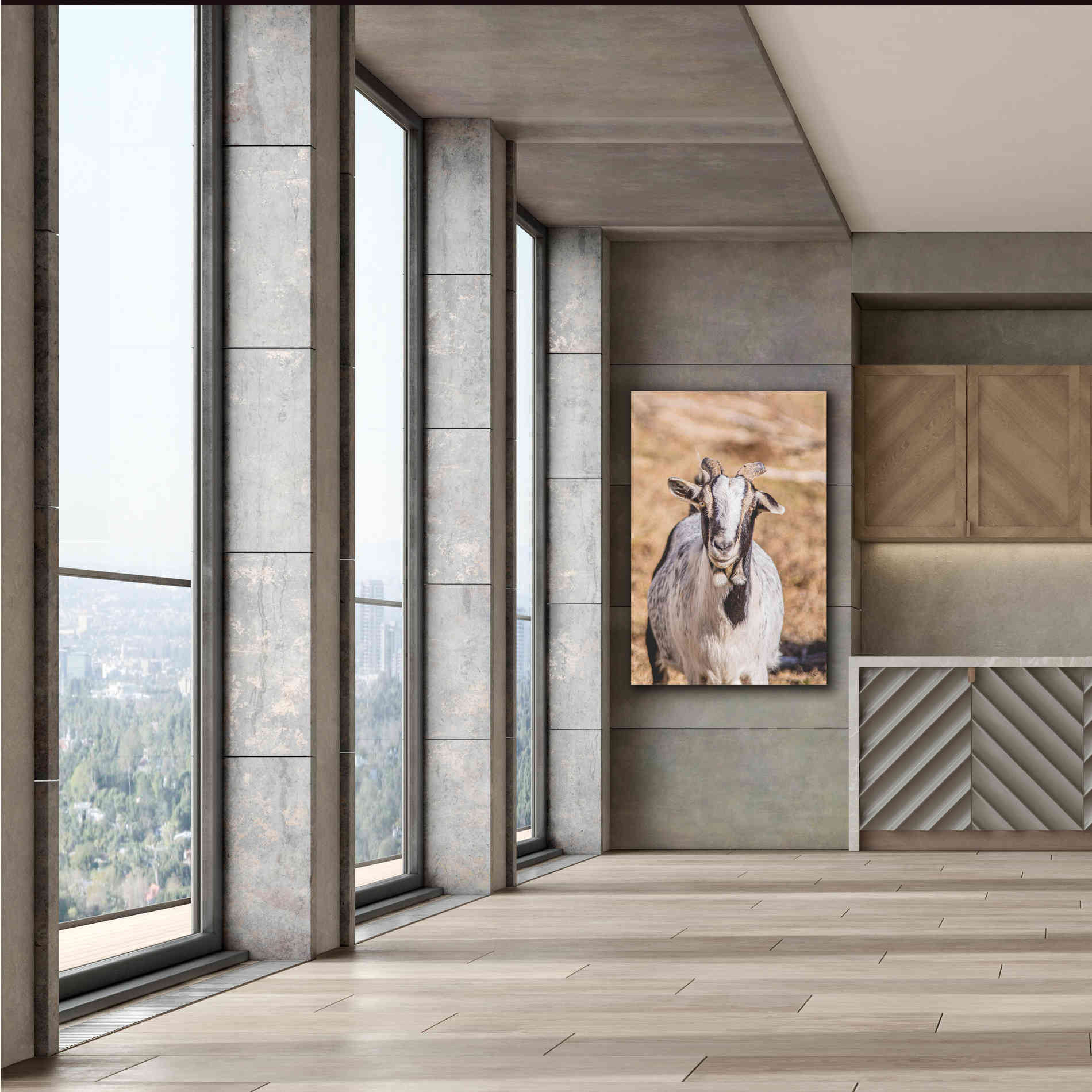 'Short Beard' by Donnie Quillen Canvas Wall Art,40 x 60