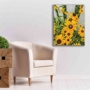 'Bed of Yellow' by Donnie Quillen Canvas Wall Art,26 x 34