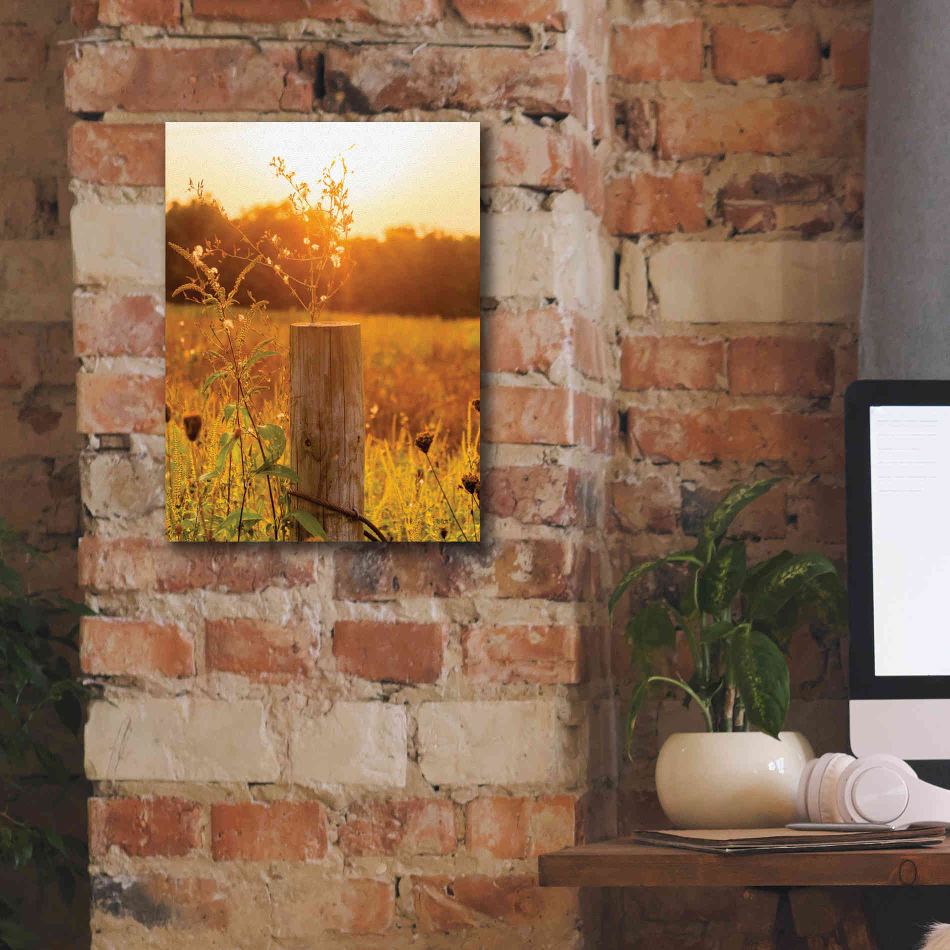 'Post' by Donnie Quillen Canvas Wall Art,12 x 16