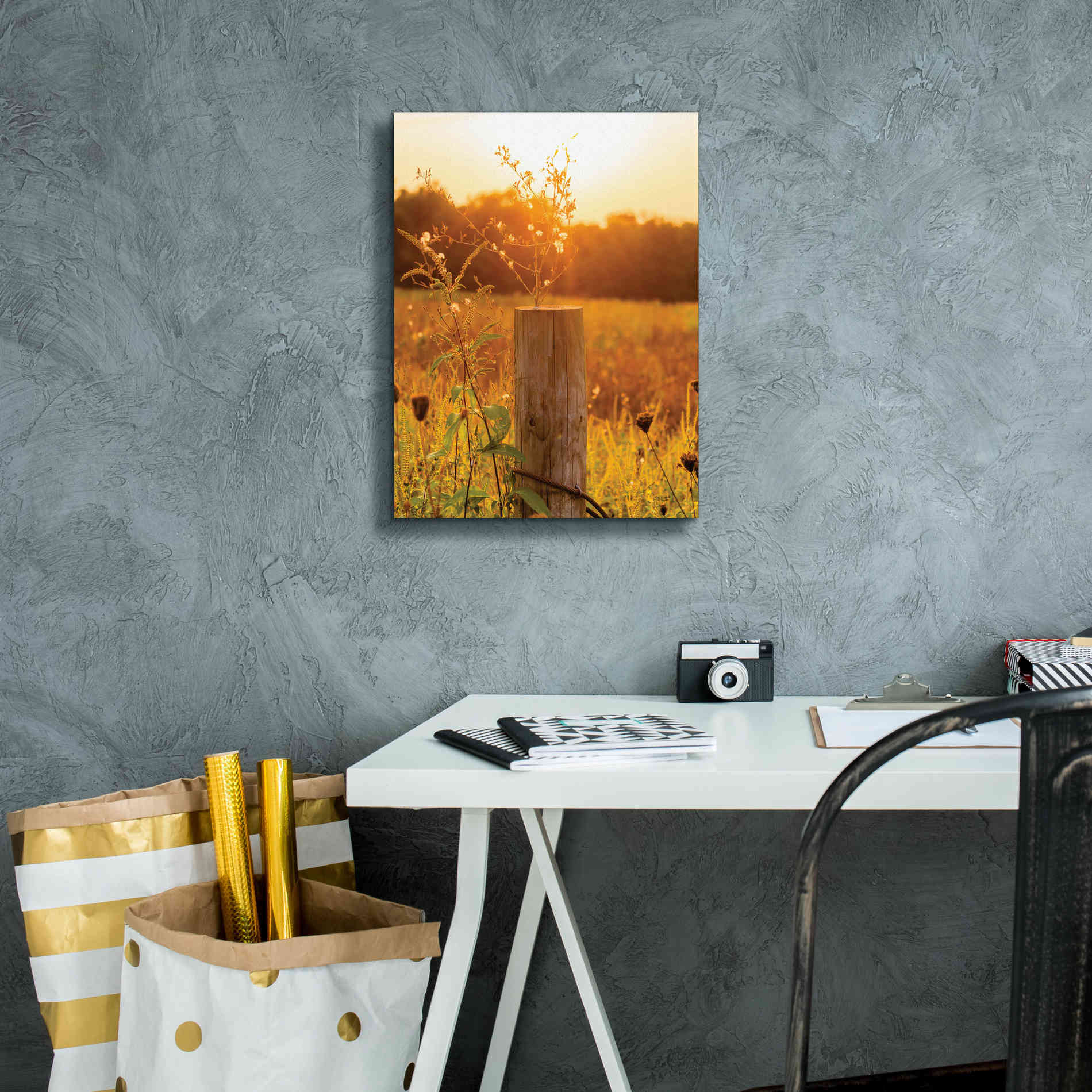 'Post' by Donnie Quillen Canvas Wall Art,12 x 16