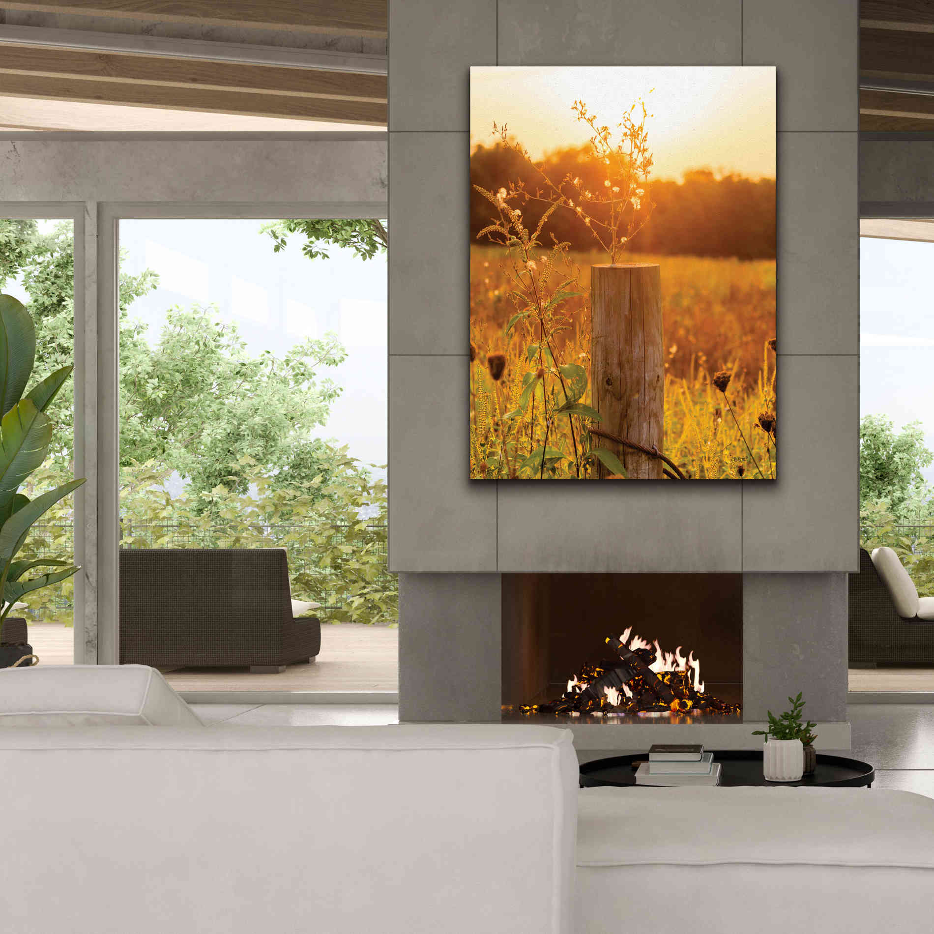 'Post' by Donnie Quillen Canvas Wall Art,40 x 54